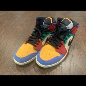 Michael Jordan kith edition jumpman 1s mid colors